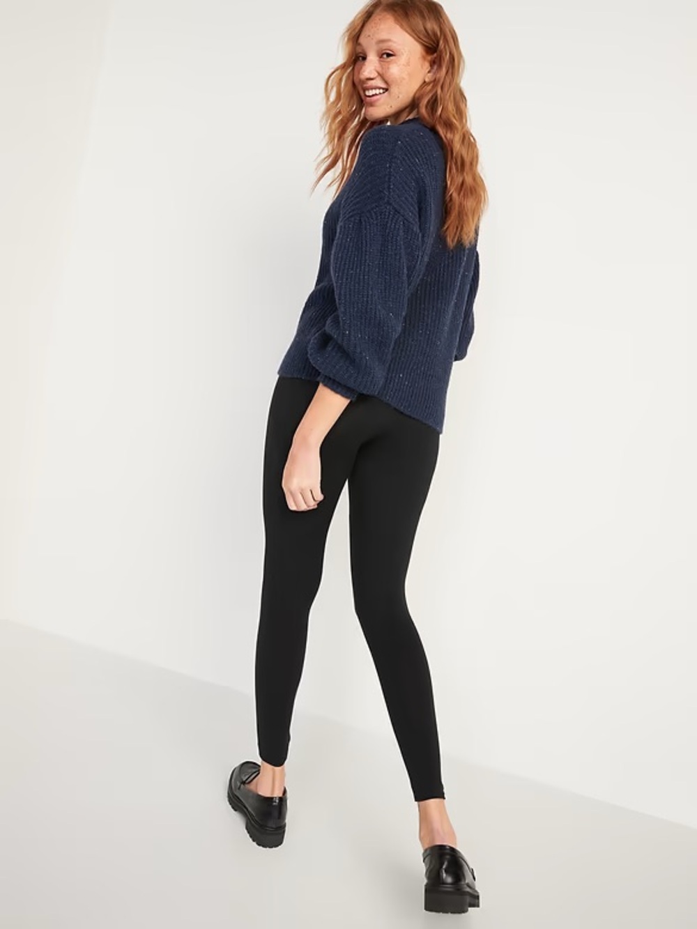 Old Navy Black High-Rise Leggings